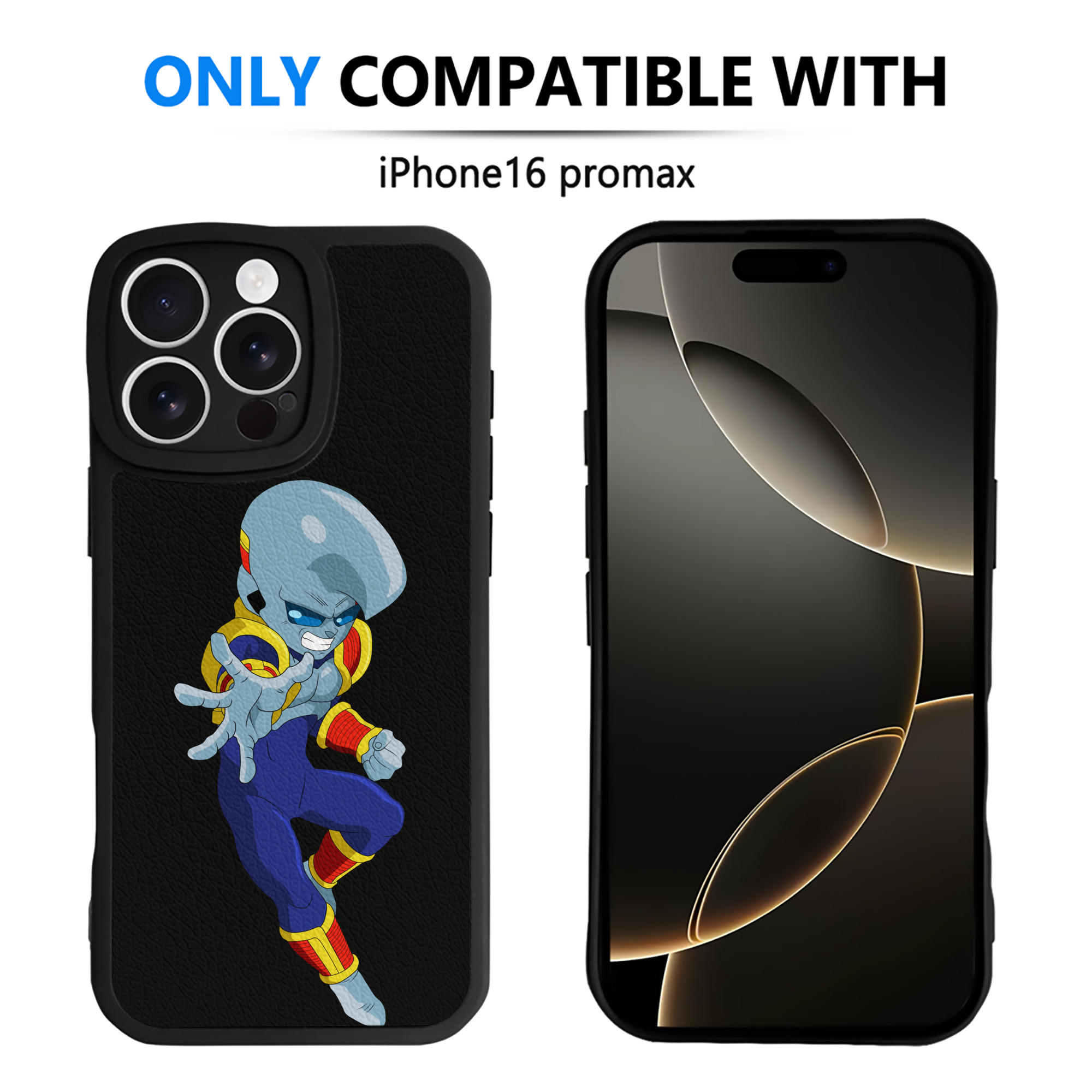 （画像用） ドラゴンボール DRAGON BALL 【iPhone 16シリーズ対応】シリコンスマホケース（レザー調） 材質：シリコン